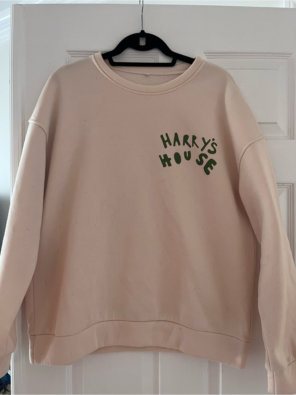 Harry Styles “Harry’s House” Cream Graphic Crewneck Sweatshirt, Size XL